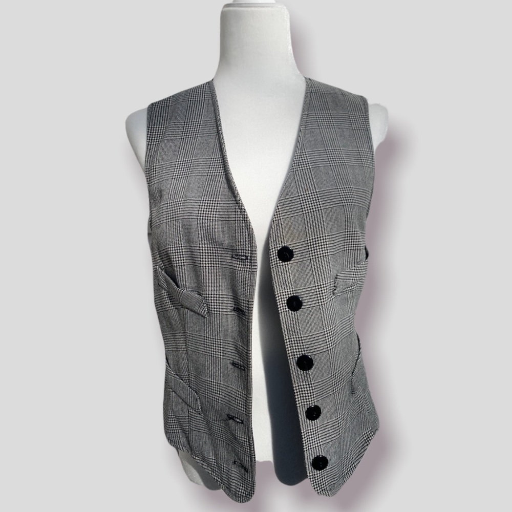 Vintage Plaid Vest